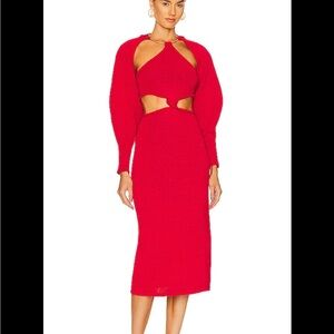 NWT Cult Gaia Salima Knit Dress - detachable sleeves